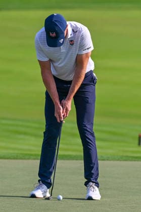 Hero Dubai Desert Classic 2026 DUBAI, UAE - JANUARY 24: South African golfer Laurie Canter competes in the third round of the Hero Dubai Desert Classic 2026 at Emirates Golf Club in Dubai, United Arab Emirates on January 24, 2026. Waleed Zein Anadolu Dubai United Arab Emirates. Editorial use only. Please get in touch for any other usage.  Copyright: x2026xAnadoluxWaleedxZeinx