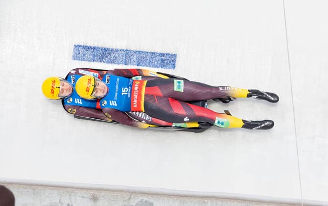 picture: Jessica Degenhardt, Cheyenne Rosenthal (GER) 24.01.2026 luge 7. FIL Eberspächer Luge World Cup, LOTTO Thüringen Ice Arena Oberhof, Germany (GER) Women™s Doubles photographer: FIL Michael Kristen *** picture Jessica Degenhardt, Cheyenne Rosenthal GER 24 01 2026 luge 7 FIL Eberspächer Luge World Cup, LOTTO Thüringen Ice Arena Oberhof, Germany GER Women™s Doubles photographer FIL Michael Kristen