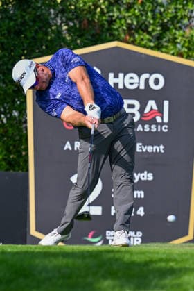 Hero Dubai Desert Classic 2026 DUBAI, UAE - JANUARY 24: Ryan Fox of New Zealand in action during the third round of the Hero Dubai Desert Classic 2026 at Emirates Golf Club in Dubai, United Arab Emirates on January 24, 2026. Waleed Zein Anadolu Dubai United Arab Emirates. Editorial use only. Please get in touch for any other usage.  Copyright: x2026xAnadoluxWaleedxZeinx