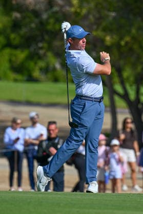Hero Dubai Desert Classic 2026 DUBAI, UAE - JANUARY 24: Rory McIlroy of Northern Ireland in action in the third round of the Hero Dubai Desert Classic 2026 at Emirates Golf Club in Dubai, United Arab Emirates on January 24, 2026. Waleed Zein Anadolu Dubai United Arab Emirates. Editorial use only. Please get in touch for any other usage.  Copyright: x2026xAnadoluxWaleedxZeinx