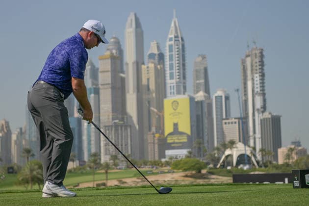 Hero Dubai Desert Classic 2026 DUBAI, UAE - JANUARY 24: Ryan Fox of New Zealand in action during the third round of the Hero Dubai Desert Classic 2026 at Emirates Golf Club in Dubai, United Arab Emirates on January 24, 2026. Waleed Zein Anadolu Dubai United Arab Emirates. Editorial use only. Please get in touch for any other usage.  Copyright: x2026xAnadoluxWaleedxZeinx