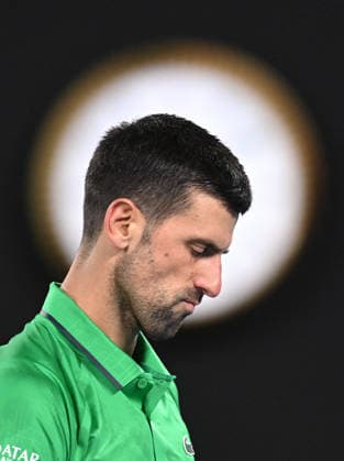 TENNIS AUSTRALIAN OPEN, Novak Djokovic of Serbia during the Men™s 3rd round match against Botic Van De Zandschulp of Netherlands on day 7 of the 2026 Australian Open tennis tournament at Melbourne Park in Melbourne, Saturday, January 24, 2026. ( NO ARCHIVING MELBOURNE VICTORIA AUSTRALIA  Copyright: xLUKASxCOCHx 20260124181649799748