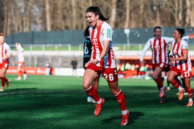 Google Pixel Frauen-Bundesliga: 1.FC Köln- SC Freiburg; 24.01.2026 Martyna Wiankowska (1. FC Köln, 26) jubelt zum 1:0 Google Pixel Frauen-Bundesliga: 1.FC Köln- SC Freiburg: Köln, Franz-Kremer-Stadion ;24.01.2025 DFB REGULATIONS PROHIBIT ANY USE OF PHOTOGRAPHS AS IMAGE SEQUENCES AND OR QUASI-VIDEO. Copyright: xBEAUTIFULxSPORTS Freisenx