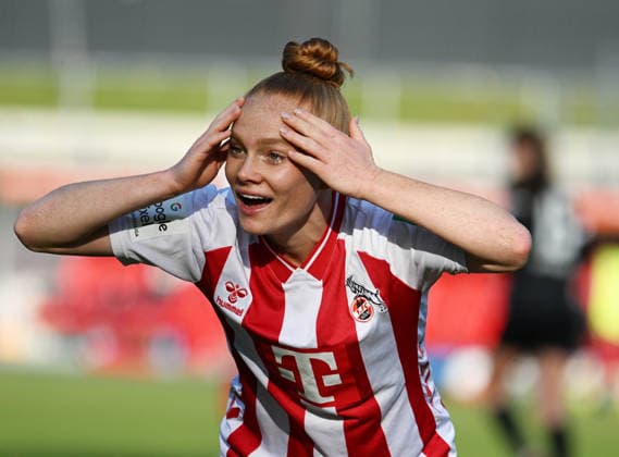 23.01.2026 xophax, Fussball Frauen Bundesliga Google Pixel Frauen - Bundesliga 25 26 Saison 2025 2026 1.FC Köln - SC Freiburg. Laura Vogt ( 1.FC Köln ) Köln