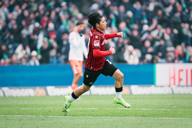 2. Bundesliga: Hannover 96 vs. Fortuna Düsseldorf, 24.01.2026 TOR; JUBEL durch Daisuke Yokota (Hannover 96, 18) zum 1:0; Fußball, 2. Bundesliga, 19. Spieltag: Hannover 96 vs. Fortuna Düsseldorf am 24.01.2026 in der Heinz von Heiden Arena, Hannover DFL REGULATIONS PROHIBIT ANY USE OF PHOTOGRAPHS AS IMAGE SEQUENCES AND OR QUASI-VIDEO.