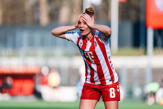 Google Pixel Frauen-Bundesliga: 1.FC Köln- SC Freiburg; 24.01.2026 Laura Vogt (1. FC Köln, 8) reagiert Google Pixel Frauen-Bundesliga: 1.FC Köln- SC Freiburg: Köln, Franz-Kremer-Stadion ;24.01.2025 DFB REGULATIONS PROHIBIT ANY USE OF PHOTOGRAPHS AS IMAGE SEQUENCES AND OR QUASI-VIDEO. Copyright: xBEAUTIFULxSPORTS Freisenx
