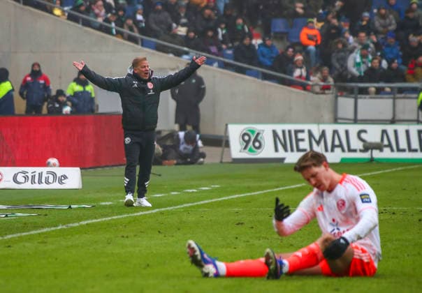 Deutschland: Fussball 2.Bundesliga 2025 26, 19. Spieltag - Hannover 96 Fortuna Düsseldorf - Heinz von Heiden Arena Stadion (Hannover): Markus Anfang (Trainer Fortuna Düsseldorf) Hannover