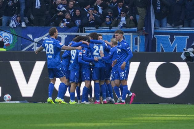2. Bundesliga, Karlsruher SC vs Hertha BSC, 24.01.2026 Torjubel zum 1:0 durch Fabian Schleusener (Karlsruher SC, 24) 2. Bundesliga, Karlsruher SC vs Hertha BSC, BBBank Wildpark Karlsruhe, 24.01.2026 DFB DFL REGULATIONS PROHIBIT ANY USE OF PHOTOGRAPHS AS IMAGE SEQUENCES AND OR QUASI-VIDEO.