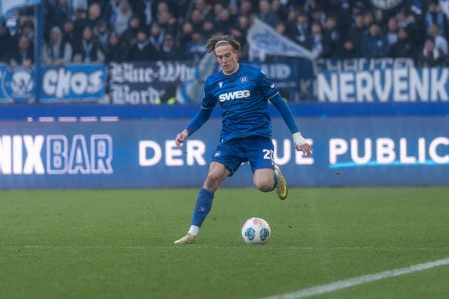 24.01.2026, xhfmx, Fussball 2.Bundesliga, Karlsruher SC - Hertha BSC Berlin David Herold (Karlsruher SC) (DFL DFB REGULATIONS PROHIBIT ANY USE OF PHOTOGRAPHS as IMAGE SEQUENCES and or QUASI-VIDEO) Karlsruhe