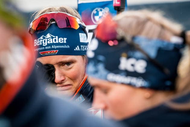 Sad Marlene Fichtner of Germany after the Biathlon World Cup race (mixed doubles relay), Nove Mesto na Morave, Czech Republic, January 24, 2026. (CTKxPhoto JaroslavxSvoboda) CTKPhotoP2026012404452  CTKPhotoP2026012404452