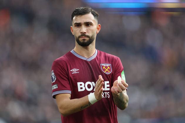Taty Castellanos of West Ham United during the Premier League match between West Ham United and Sunderland at London Stadium in London, England (Photo by Alexander Canillas Sports Press Photo) Copyright: xAlexanderxCanillas SPPx Sportspressphoto_SPR84999
