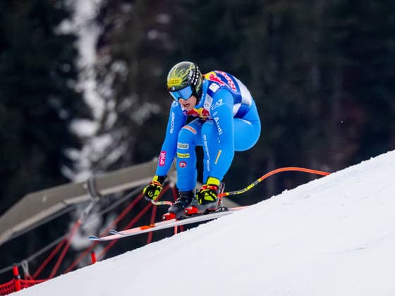 Giovanni FRANZONI (ITA), 1.Platz, 1st place, Sieger winner. Ski Alpin Abfahrt der Maenner. 86. Hahnenkammrennen, FIS Weltcup, Saison 2025-2026, am 24.01.2026 in Kitzbuehel, S T R E I F, Oesterreich. Quelle Copyright Credit : Oryk HAIST *** Giovanni FRANZONI ITA , 1 place, 1st place, winner winner mens alpine skiing downhill 86 Hahnenkamm race, FIS World Cup, season 2025 2026, on 24 01 2026 in Kitzbuehel, S T R E I F, Austria Source Copyright Credit Oryk HAIST xSKIALPIN-KITZ-ABFAHRTx