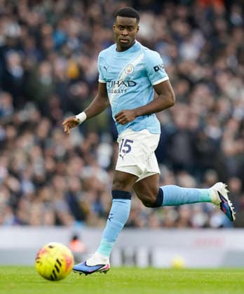 Manchester, England, 24th January 2026. Marc Guehi of Manchester City during the Manchester City vs Wolverhampton Wanderers Premier League match at the Etihad Stadium, Manchester. Picture credit should read: Andrew Yates Sportimage EDITORIAL USE ONLY. No use with unauthorised audio, video, data, fixture lists, club league logos or live services. Online in-match use limited to 120 images, no video emulation. No use in betting, games or single club league player publications. SPI_011_AY_MAN_CITY_WOLVES SPI-4473-0011
