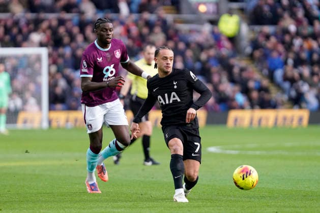Burnley v Tottenham Hotspur, Burnley, UK - 24 Jan 2026 Xavi Simons of Tottenham Hotspur during the Premier League match between Burnley and Tottenham Hotspur at Turf Moor, Burnley on 24 January 2026 ( Burnley Turf Moor Burnley England Copyright: xHarryxCornish PPAUKx PPA-242686