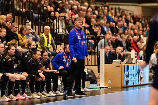 Handball I Frauen I Saison 2025-2026 I 14. HBF I 1. Spieltag I Buxtehuder SV - Union Neckarsulm I 24.01.2026 Nicolaj Bredekjaer Andersson (Buxtehuder Sportverein) Buxtehude Halle Nord Niedersachsen Deutschland Copyright: xLobeca FelixxSchlikisx