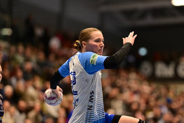 Handball I Frauen I Saison 2025-2026 I 14. HBF I 1. Spieltag I Buxtehuder SV - Union Neckarsulm I 24.01.2026 Ossenkopp Meret (22, Neckarsulmer Sport-Union) Buxtehude Halle Nord Niedersachsen Deutschland Copyright: xLobeca FelixxSchlikisx