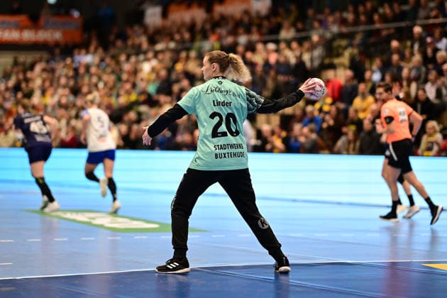 Handball I Frauen I Saison 2025-2026 I 14. HBF I 1. Spieltag I Buxtehuder SV - Union Neckarsulm I 24.01.2026 Annie Linder (20, Buxtehuder Sportverein) Buxtehude Halle Nord Niedersachsen Deutschland Copyright: xLobeca FelixxSchlikisx