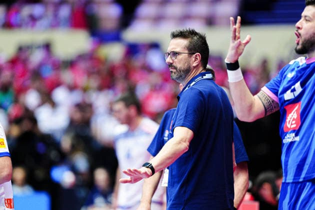 Guillaume Gille (Frankreich, Trainer) DEN, Frankreich vs. Portugal, Handball, EHF Europameisterschaft 2026, Hauptrunde, Spieltag 2, 24.01.2026 DEN, Frankreich vs. Portugal, Handball, EHF Europameisterschaft 2026, Hauptrunde, Spieltag 2, 24.01.2026 Herning Copyright: xEibner-Pressefoto MarcelxvonxFehrnx EP_MFN