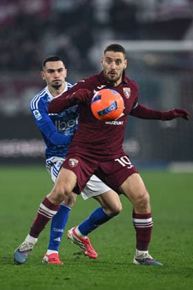 Cm Como 24 01 2026 - campionato di calcio serie A Como-Torino foto Cristiano Mazzi Image nella foto: Nikola Vlasic-Lucas Da Cunha 