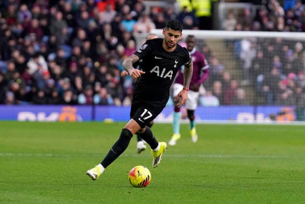Burnley v Tottenham Hotspur, Burnley, UK - 24 Jan 2026 Cristian Romero of Tottenham Hotspur during the Premier League match between Burnley and Tottenham Hotspur at Turf Moor, Burnley on 24 January 2026 ( Burnley Turf Moor Burnley England Copyright: xHarryxCornish PPAUKx PPA-242707