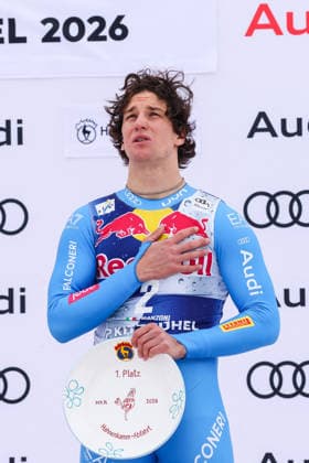 INVERNALI - Sci Alpino - 2026 Audi FIS Ski World Cup - Kitzbuhel Men s Downhill FIS Ski World Cup 2025-2026 - Men s World Cup Downhill Kitzbuhel (AUT) 24 01 26 FRANZONI Giovanni (ITA) Kitzbuhel Austria  Copyright: xIPAxSport ABACAx