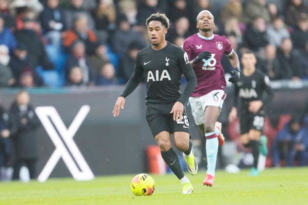 Burnley v Tottenham Hotspur, Premier League Portrait of Tottenham s Wilson Odobert (28) during the Premier League match between Burnley and Tottenham Hotspur at Turf Moor, Burnley, UK on 24 January 2026. Burnley Turf Moor Lancashire UK Editorial use only DataCo restrictions apply See www.football-dataco.com , Copyright: xPaulxThompsonx PSI-23609-0022