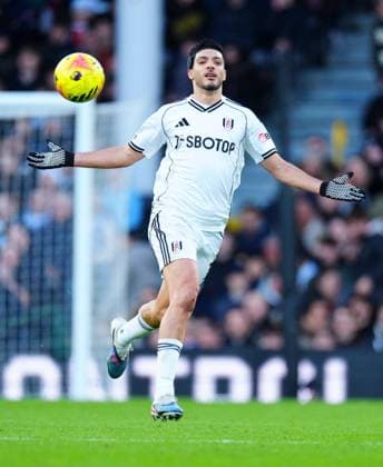 Raul Jimenez of Fulham Fulham v Brighton and Hove Albion, Premier League, Football, Craven Cottage, London, UK - 24 Jan 2026London Craven Cottage United Kingdom EDITORIAL USE ONLY No use with unauthorised audio, video, data, fixture lists, club league logos or live services. Online in-match use limited to 120 images, no video emulation. No use in betting, games or single club league player publications.  Copyright: xJavierxGarcia Shutterstockx 16425974ax