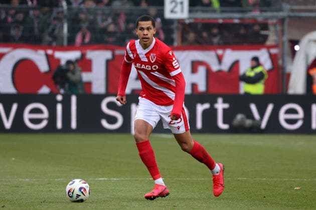 23 Nyamekye Awortwie-Grant (Energie Cottbus) Fussball 3. Liga 2025 2026 FC Energie Cottbus - 1, FC Schweinfurt 05 *** 23 Nyamekye Awortwie Grant Energie Cottbus Football 3 League 2025 2026 FC Energie Cottbus 1, FC Schweinfurt 05