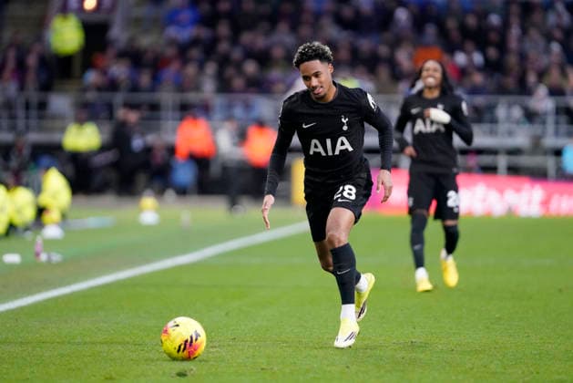 Burnley v Tottenham Hotspur, Burnley, UK - 24 Jan 2026 Wilson Odobert of Tottenham Hotspur during the Premier League match between Burnley and Tottenham Hotspur at Turf Moor, Burnley on 24 January 2026 ( Burnley Turf Moor Burnley England Copyright: xHarryxCornish PPAUKx PPA-242795