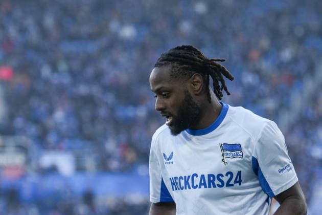2. Bundesliga, Karlsruher SC vs Hertha BSC, 24.01.2026 Deyovaisio Zeefuik (Hertha BSC, 42) 2. Bundesliga, Karlsruher SC vs Hertha BSC, BBBank Wildpark Karlsruhe, 24.01.2026 DFB DFL REGULATIONS PROHIBIT ANY USE OF PHOTOGRAPHS AS IMAGE SEQUENCES AND OR QUASI-VIDEO.