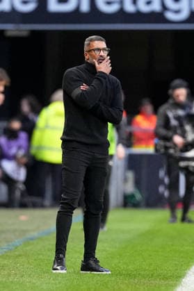 Stade Rennais FC v FC Lorient - Ligue 1 McDonald s 2025 2026 Habib BEYE (Entraineur Rennes SRFC) during the Ligue 1 McDonald s match between Rennes and Lorient at Roazhon Park on January 24, 2026 in Rennes, France. Rennes France  Copyright: xFEPx 776348264