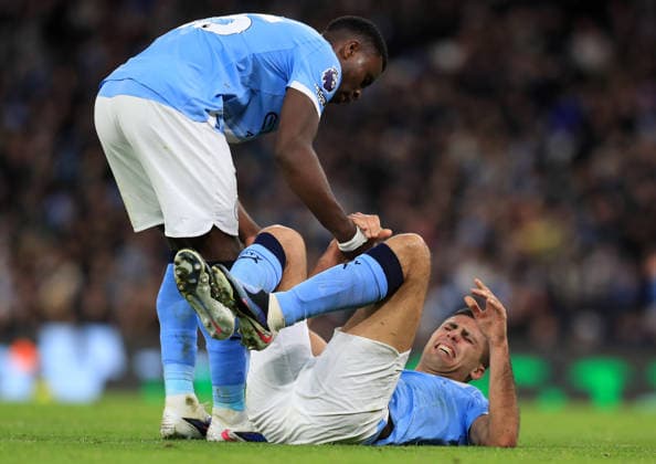 24th January 2026; Etihad Stadium, Manchester, Lancashire, England; Premier League Football, Manchester City versus Wolverhampton Wanderers; Rodri of Manchester City reacts after a tackle  DavidxBlunsden Content restricted for UK based newspaper