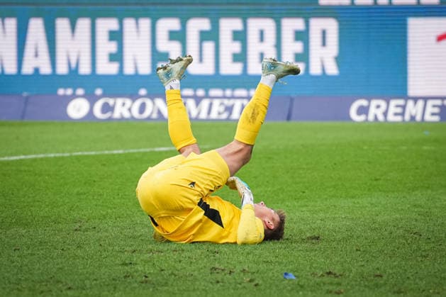 Deutschland, Fußball, 2 Bundesliga, Saison 2025 2026, Karlsruher SC vs. Herta BSC BBBank Wildpark (Karlsruhe): Hans Christian Bernat (Karlsruher SC, 1) Karlsruhe BBBank Wildpark Baden-Württemberg Deutschland
