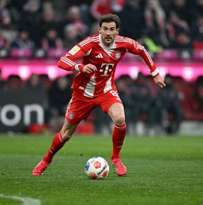 Fussball 1. Bundesliga Saison 2025 2026 19. Spieltag FC Bayern Muenchen - FC Augsburg 24.01.2026 Leon Goretzka (FC Bayern Muenchen) *** Soccer 1 Bundesliga Season 2025 2026 19 Matchday FC Bayern Muenchen FC Augsburg 24 01 2026 Leon Goretzka FC Bayern Muenchen