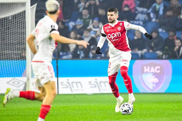 FOOTBALL : AC Le Havre vs AS Monaco - Ligue 1 McDonald s - JournÃ e 19 - 24 01 2026 Caio Henrique (AS Monaco) Le HavreFrance  Copyright: xBaptistexAutissierx