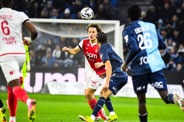 FOOTBALL : AC Le Havre vs AS Monaco - Ligue 1 McDonald s - JournÃ e 19 - 24 01 2026 Wout Faes (AS Monaco) Le HavreFrance  Copyright: xBaptistexAutissierx