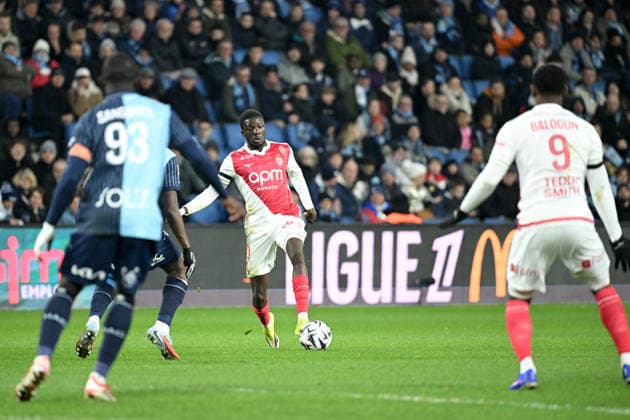Le Havre Athletic Club v AS Monaco - Ligue 1 McDonald s 2025 2026 20 Kassoum OUATTARA (asm) during the Ligue 1 McDonald s match between Le Havre and Monaco at Stade Oceane on January 24, 2026 in Le Havre, France. Le Havre France  Copyright: xFEPx 776348256