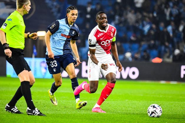 FOOTBALL : AC Le Havre vs AS Monaco - Ligue 1 McDonald s - JournÃ e 19 - 24 01 2026 Denis Zakaria (AS Monaco) Kenny Quetant (AC Le Havre) Le HavreFrance  Copyright: xBaptistexAutissierx