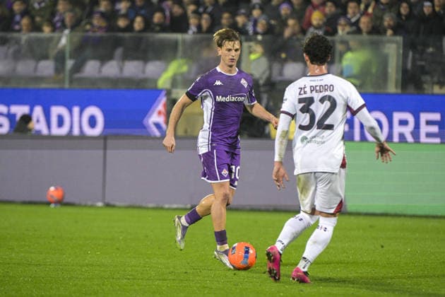 ALBERT GUDMUNDSSON during ACF Fiorentina vs Cagliari Calcio, Italian soccer Serie A match in Florence, Italy, January 24 2026  Copyright: xJacopoxCane IPAxSportx xipa-agency.netx xx IPA_70509310 IPA_Agency_IPA70509310
