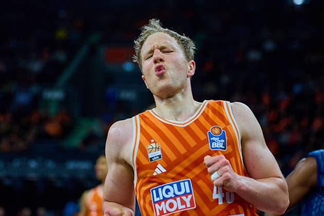 Portrait, Portraet, Freisteller von Christian Sengfelder (ratiopharm ulm, 43), enttaeuscht, Enttaeuschung GER, ratiopharm ulm vs. MLP Academics Heidelberg, Basketball, 17. Spieltag, EasyCredit Bundesliga, Spielzeit 2025 2026, 24.01.2026 GER, ratiopharm ulm vs. MLP Academics Heidelberg, Basketball, 17. Spieltag, EasyCredit Bundesliga, Spielzeit 2025 2026, 24.01.2026 Neu-Ulm Copyright: xEibner-Pressefoto GeraldxOelze-dexStoppanyx EP_ODS