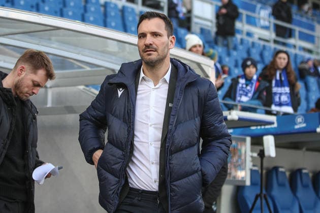 Kritisch blickender Mario Eggimann (Karlsruher SC, Geschaeftsfuehrer betritt das Stadion, Karlsruher SC vs. Hertha BSC, 2. Bundesliga, 19. Spieltag, 2025 2026, 24.01.2026, DFL REGULATIONS PROHIBIT ANY USE OF PHOTOGRAPHS AS IMAGE SEQUENCES AND OR QUASI-VIDEO, Karlsruher SC vs. Hertha BSC, 2. Bundesliga, 19. Spieltag, 2025 2026, 24.01.2026 Karlsruhe