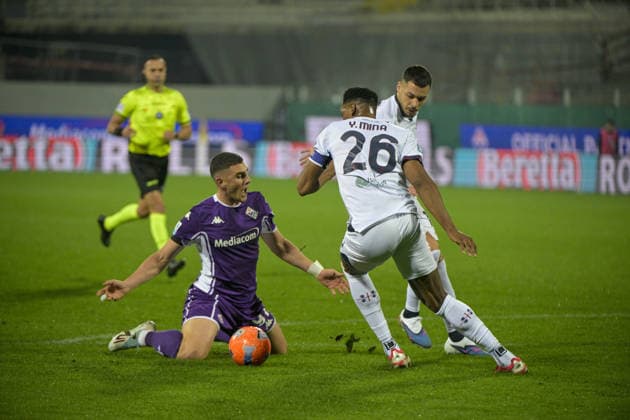 ROBERTO PICCOLI during ACF Fiorentina vs Cagliari Calcio, Italian soccer Serie A match in Florence, Italy, January 24 2026  Copyright: xJacopoxCane IPAxSportx xipa-agency.netx xx IPA_70509395 IPA_Agency_IPA70509395
