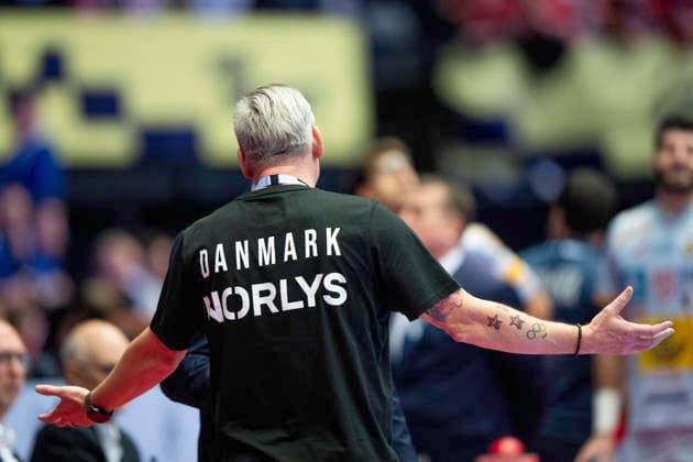 European Men s Handball Championship: Denmark - Spain Denmark s national coach Nikolaj Jacobsen reacts during the men s handball match between Denmark and Spain in EHF Euro 2026 group B at Jyske Bank Boxen in Herning, Saturday, January 24, 2026. (Photo: Bo Amstrup Ritzau Scanpix) , Herning Denmark Mors Copyright: BoxAmrstrupx xRitzauxScanpix BoxAmstrupx spdk20260124-201034-L