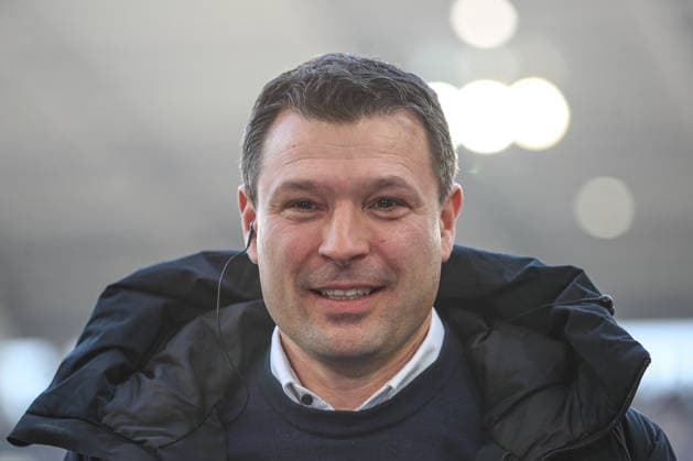 Benjamin Weber (Hertha BSC, Sportdirektor) beim TV Interview vor dem Spiel, Karlsruher SC vs. Hertha BSC, 2. Bundesliga, 19. Spieltag, 2025 2026, 24.01.2026, DFL REGULATIONS PROHIBIT ANY USE OF PHOTOGRAPHS AS IMAGE SEQUENCES AND OR QUASI-VIDEO, Karlsruher SC vs. Hertha BSC, 2. Bundesliga, 19. Spieltag, 2025 2026, 24.01.2026 Karlsruhe