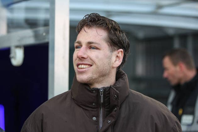 Nur Zuschauer Jensen Leon (Hertha BSC, 05), Karlsruher SC vs. Hertha BSC, 2. Bundesliga, 19. Spieltag, 2025 2026, 24.01.2026, DFL REGULATIONS PROHIBIT ANY USE OF PHOTOGRAPHS AS IMAGE SEQUENCES AND OR QUASI-VIDEO, Karlsruher SC vs. Hertha BSC, 2. Bundesliga, 19. Spieltag, 2025 2026, 24.01.2026 Karlsruhe