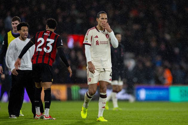 Football - FA Premier League - Bournemouth AFC v Liverpool FC BOURNEMOUTH, ENGLAND - Saturday, January 24, 2026: Liverpool s captain Virgil van Dijk after the FA Premier League match between Bournemouth AFC and Liverpool FC at Dean Court. The game finished 2-3.(Photo by David Rawcliffe Propaganda) BOURNEMOUTH Dean Court DORSET ENGLAND  Copyright: xDavidxRawcliffex P2026-01-24-Bournemouth_Liverpool-171
