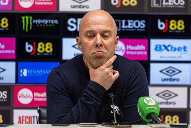 Football - FA Premier League - Bournemouth AFC v Liverpool FC BOURNEMOUTH, ENGLAND - Saturday, January 24, 2026: Liverpool s head coach Arne Slot during a post-match press conference, PK, Pressekonferenz after the FA Premier League match between Bournemouth AFC and Liverpool FC at Dean Court. (Photo by David Rawcliffe Propaganda) BOURNEMOUTH Dean Court DORSET ENGLAND  Copyright: xDavidxRawcliffex P2026-01-24-Bournemouth_Liverpool-182