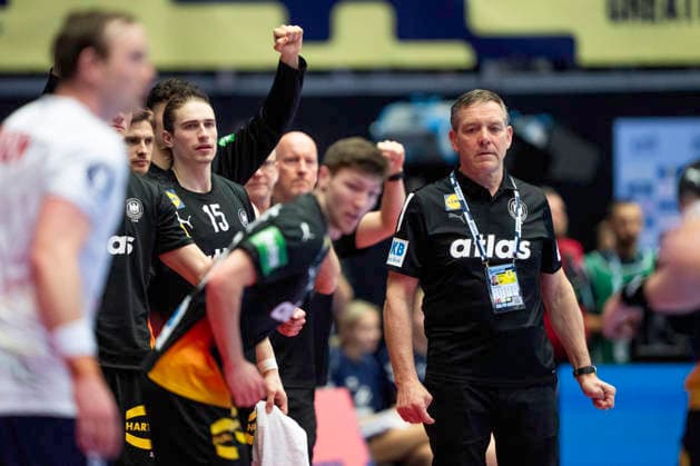 European Men s Handball Championship: Germany - Norway Germany s national coach Alfred Gislason reacts during the men s handball match between Germany and Norway in the EHF Euro 2026 group B at Jyske Bank Boxen in Herning, Saturday, January 24, 2026. (Photo: Bo Amstrup Ritzau Scanpix) , Herning Denmark Mors Copyright: BoxAmrstrupx xRitzauxScanpix BoxAmstrupx spdk20260124-212017-L