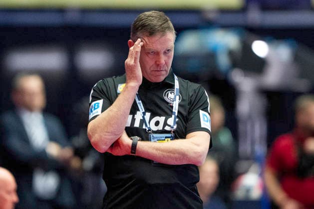 Men s Handball European Championship, EM, Europameisterschaft Germany - Norway Germany s national coach Alfred Gislason reacts during the men s handball match between Germany and Norway in EHF Euro 2026 group B at Jyske Bank Boxen in Herning, Saturday, January 24, 2026. (Photo: Bo Amstrup Ritzau Scanpix) , Herning Denmark Mors Copyright: BoxAmrstrupx xRitzauxScanpix BoxAmstrupx spdk20260124-211308-L