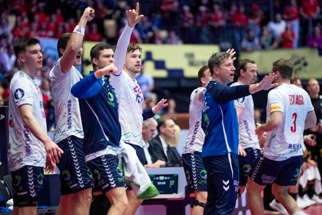 European Men s Handball Championship: Germany - Norway Norway s national coach Jonas Wille reacts during the men s handball match between Germany and Norway in EHF Euro 2026 group B at Jyske Bank Boxen in Herning, Saturday, January 24, 2026. (Photo: Bo Amstrup Ritzau Scanpix) , Herning Denmark Mors Copyright: BoxAmrstrupx xRitzauxScanpix BoxAmstrupx spdk20260124-211303-L